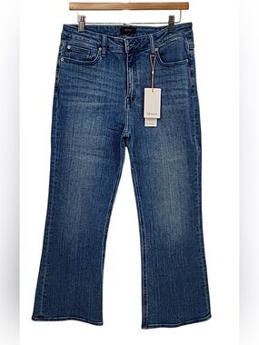 Quince Women's Medium Blue kick Flare Jeans 31